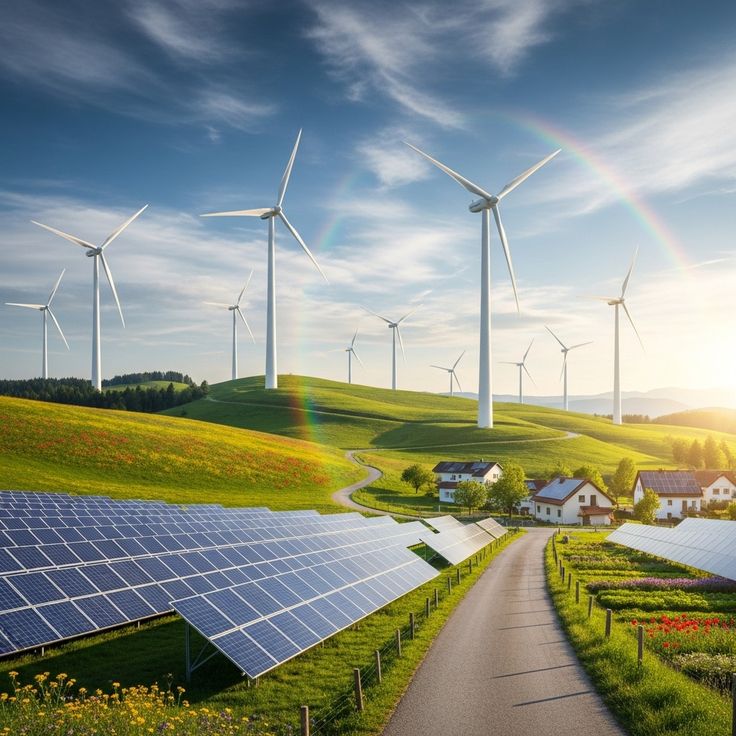 Energy facility landscape
